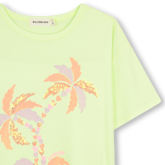 Billieblush Green Lemon Ruffle Hem Dress