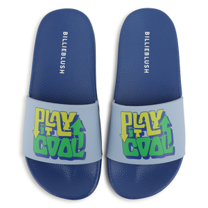 Billieblusb Blue Play It Cool Slides