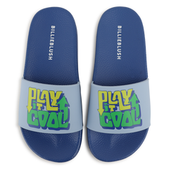 Billieblusb Blue Play It Cool Slides