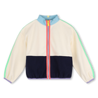 Billieblush Stone Polar Fleece Zip Up Sweatshirt
