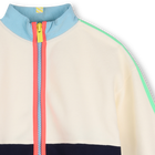 Billieblush Stone Polar Fleece Zip Up Sweatshirt