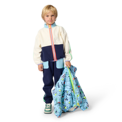 Billieblush Stone Polar Fleece Zip Up Sweatshirt