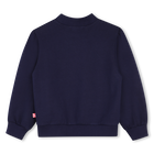 Billieblush Navy Cool Graphic Crewneck Sweatshirt