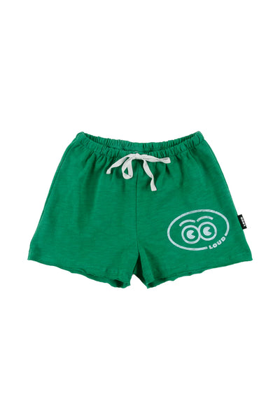 Loud Apparel Fragola Baby Shorts Regular Fit Green