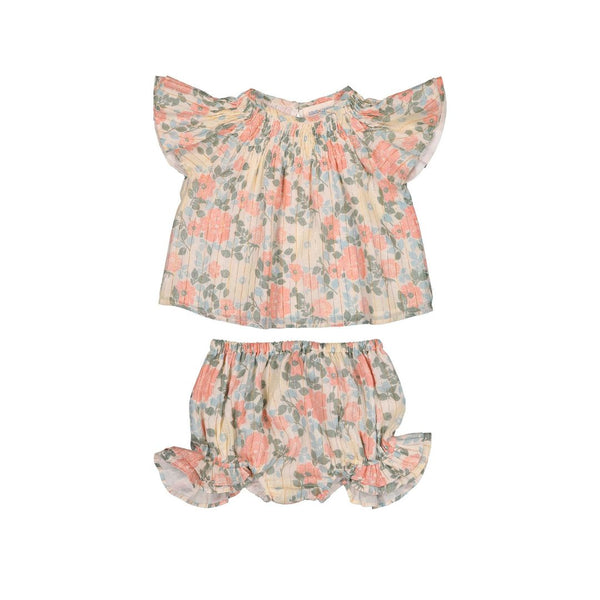 LOUIS LOUISE PINK VINTAGE FLOWER SOLEIL SET