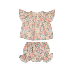 LOUIS LOUISE PINK VINTAGE FLOWER SOLEIL SET