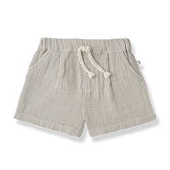 1 + In The Family Beige Ordis & Colomers Shorts Set