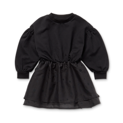 Sproet and Sprout Black Snowball Print Tutu Mini Dress Sproet and Sprout Black Snowball Print Tutu Mini Dress