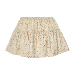 Tocoto Vintage Floral micro corduroy mini skirt