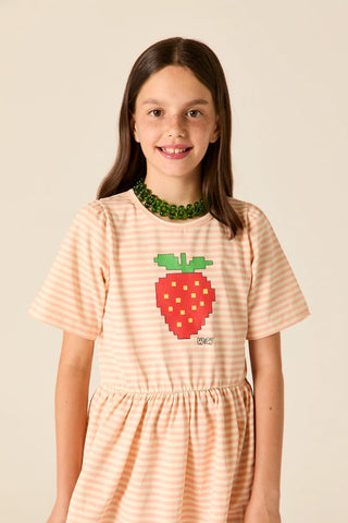 Wander & Wonder Blush Stripe Lowri Dress