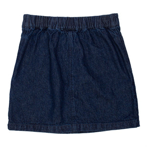 WYNKEN MID BLUE DENIM POCKET MINI SKIRT