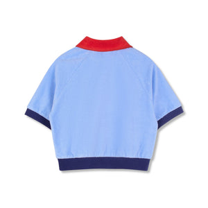 Wynken Pale Blue Beach Polo