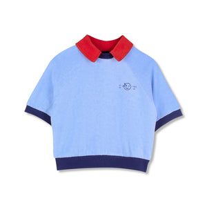 Wynken Pale Blue Beach Polo