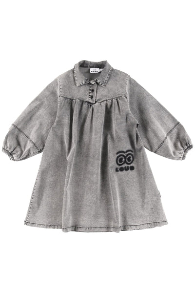 Loud Apparel Light Grey Stonewash Value Dress