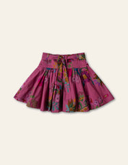 Oilily Red Violet Superbe Botanique Skirt