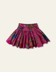 Oilily Red Violet Superbe Botanique Skirt