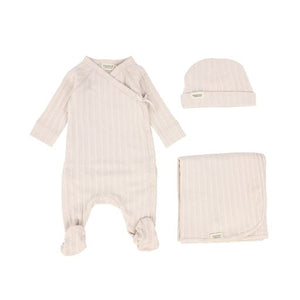 MARMAR COPENHAGEN CREAMY TAUPE DETAILED 3 PC SET