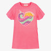 Billieblush Fuschia Flounced T-Shirts Dres