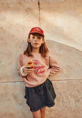 Mipounet Faded Rose Corduroy Cuore Skirt