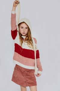 Mipounet Faded Rose Corduroy Cuore Skirt