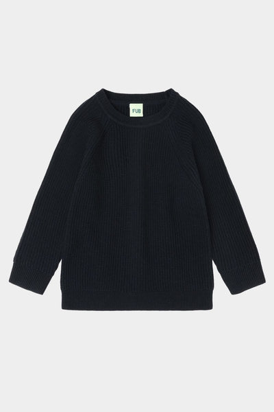 Fub Dark Navy Ragian Sweater