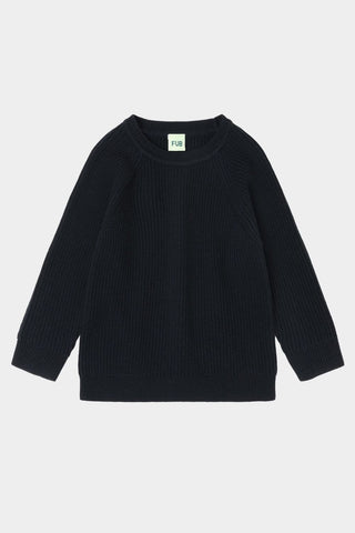 Fub Dark Navy Ragian Sweater