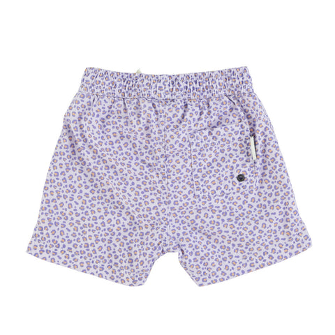 PIUPIUCHICK LAVENDER W/ ANIMAL PRINT SWIM SHORTS