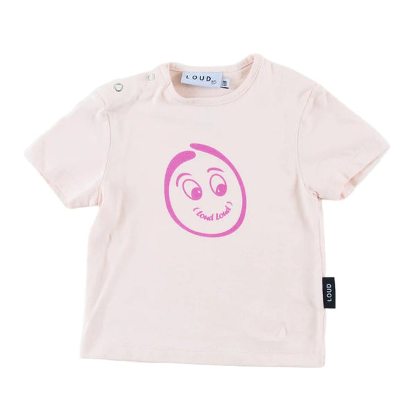 LOUD APPAREL SOFT PINK\ORCHID PRINT BABY TEE