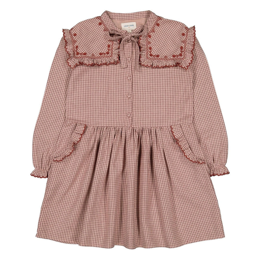 louis louise pink dress Louis Louise Pink Vichy Henrietta Dress 3