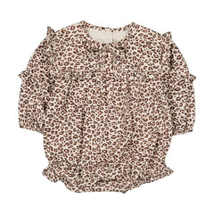 LOUIS LOUISE LEOPARD BABY OVERALL