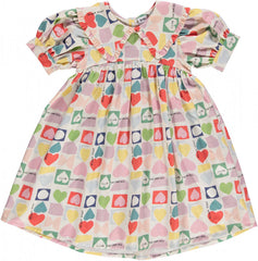 BEAU LOVES HEARTS COLLAR DRESS
