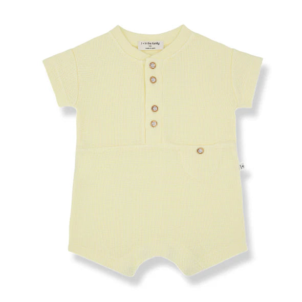 1 + In The Family Pastel-Yellow Volos Overall