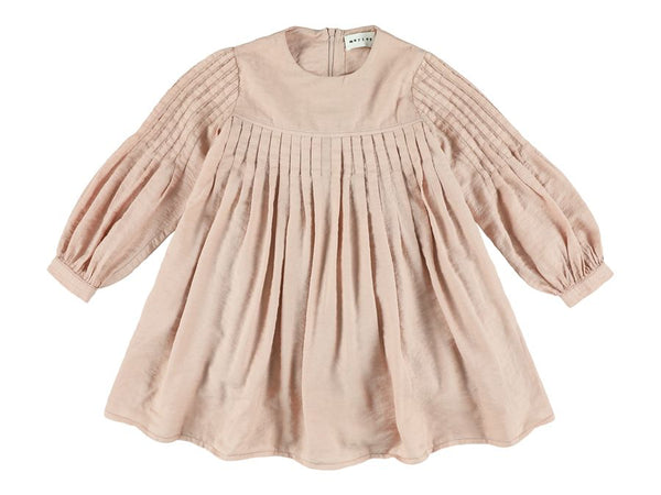 Morley Strawberry Yndia Pleats Dress