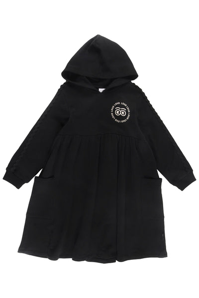 Loud Apparel Black Hoodie Roof Dress