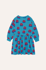 The Campamento Blue Big Flower Dress