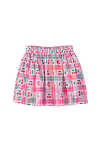 Piupiuchick Lilac Cherries Allover Skirt