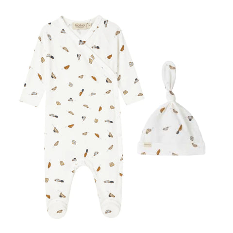 MarMar Cars Rubello Footie & Hat Set