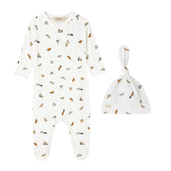 MarMar Cars Rubello Footie & Hat Set