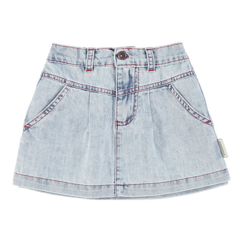 Piupiuchick Blue/Light Denim Skirt