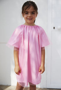 Be For All Pink Bow Knee Length Dress
