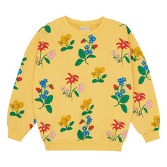 The Campamento Yellow Allover Flowers Sweatshirt