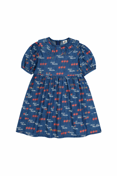 Jelly Mallow Denim Dancing Apple Dress
