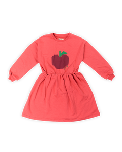 Wander & Wonder Rhubarb Big Apple Sweater Dress