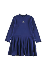 Loud Apparel Cloud Navy Swirl Dress