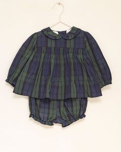 Cosmosophie Navy Plaid Paola Set