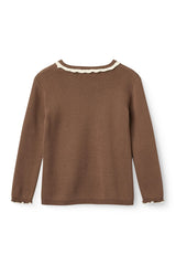 Copenhagen Colors Walnut Comb Knitted Blouse & Skirt Set