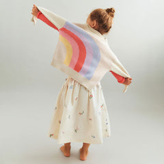 Wheat Ivory Embroidery Flowers Nora skirt