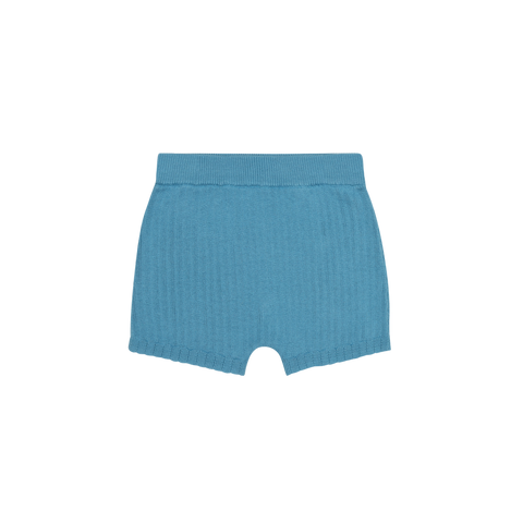 Fub Ecru/Sea/Pine Structure Top & Sea Baby lace Shorts Set