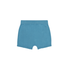 Fub Ecru/Sea/Pine Structure Top & Sea Baby lace Shorts Set