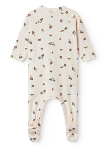 Marmar Trains Print Footie